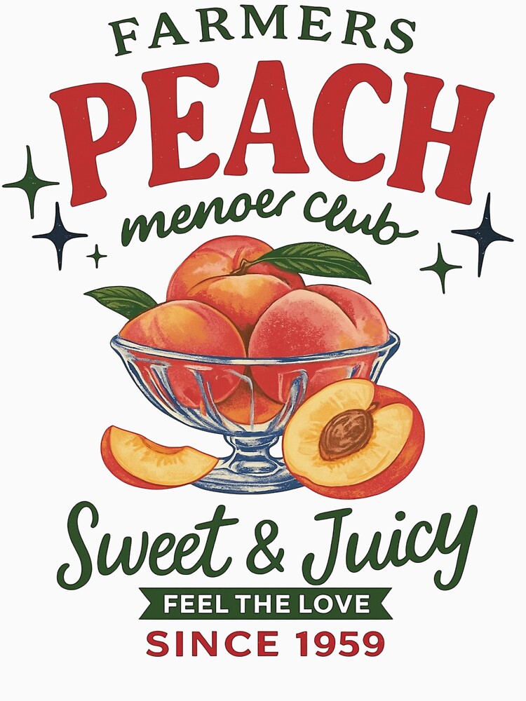 Cute peach design by Big Heart T-Shirts, Hoodie, Sweatshirt | BlankRebels.com (Image 3)