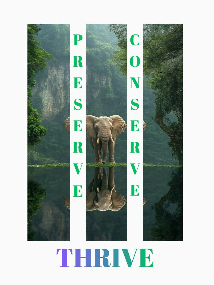 Preserve Conserve Thrive by AyahTees