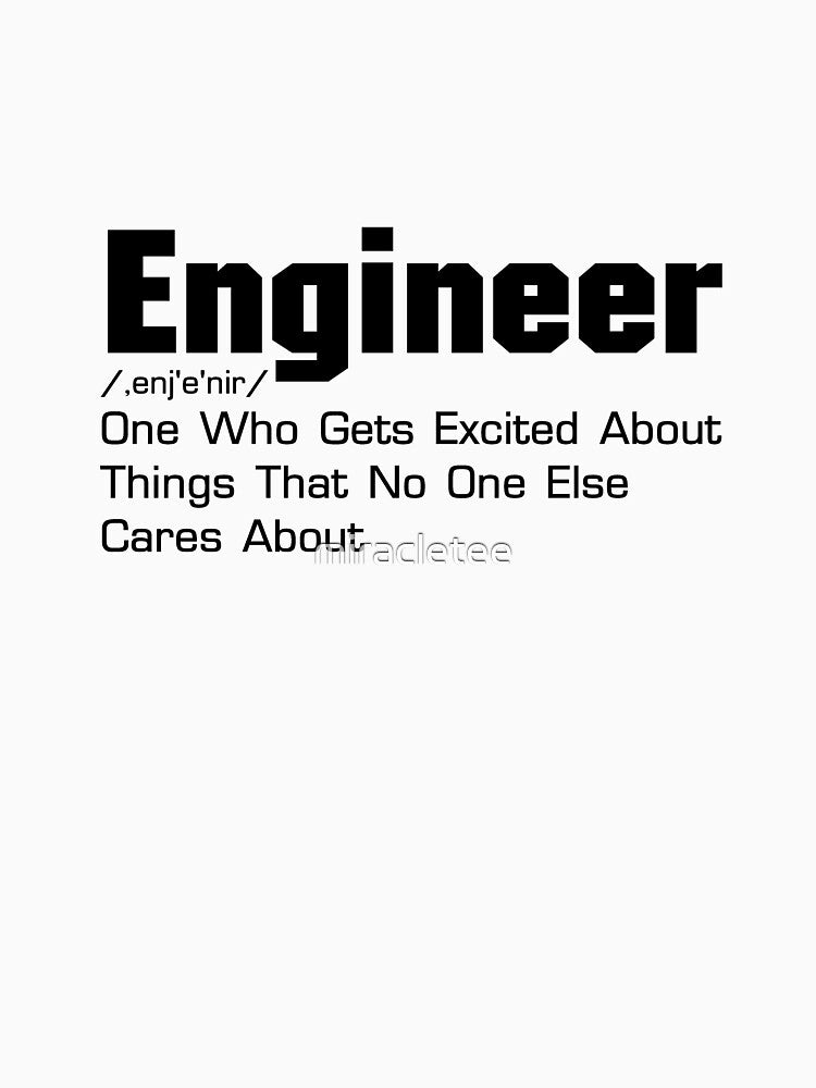 Engineer Definition  Funny Gift For Enginner by miracletee T-Shirts, Hoodie, Sweatshirt | BlankRebels.com (Image 3)
