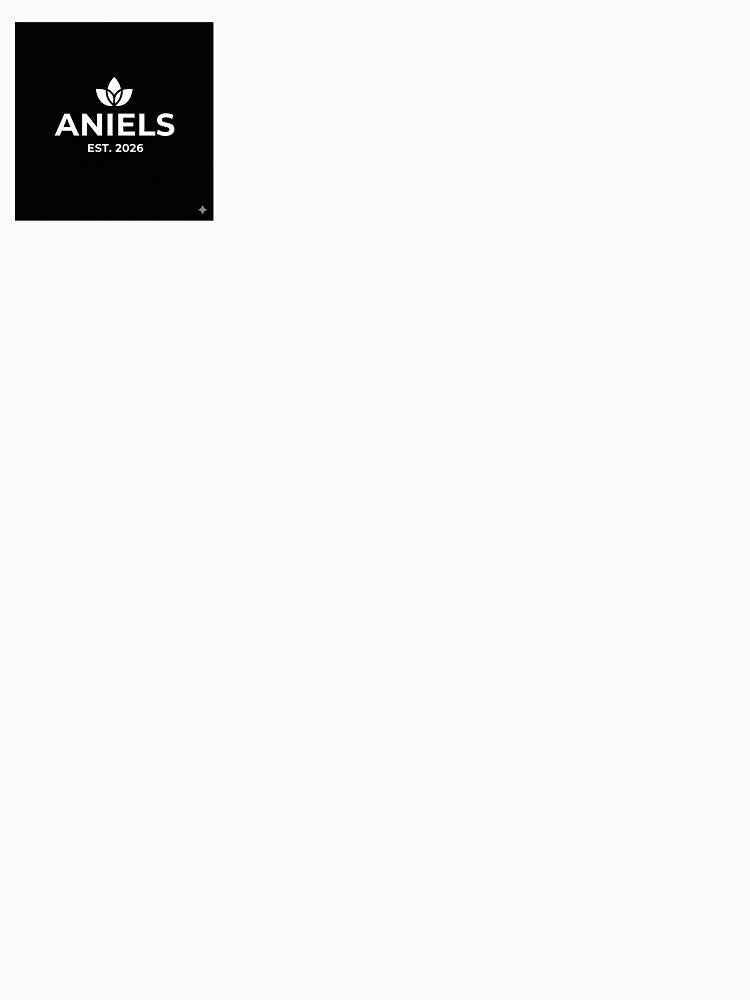 Aniels Est. 2026 | Minimalist Botanical Streetwear Logo by Aniels1 T-Shirts, Hoodie, Sweatshirt | BlankRebels.com (Image 3)