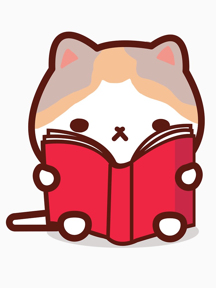 Cute Cat Reading a Book by UnwindMoon T-Shirts, Hoodie, Sweatshirt | BlankRebels.com (Image 3)