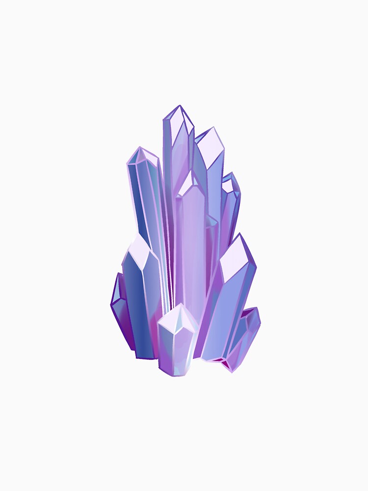 Magic Crystal Crystalline Amethyst Stone Crystals Purple Crystal by Aissa Zans T-Shirts, Hoodie, Sweatshirt (Image 3)