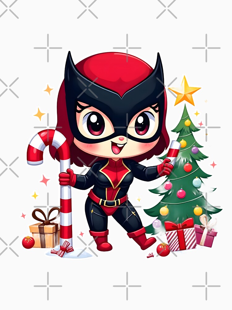 Festive Chibi Superhero Christmas Design – Holiday Cheer with a Heroic Twist by IMMIX Store T-Shirts, Hoodie,... (Image 3)