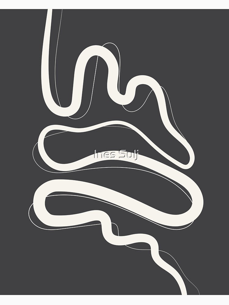 Minimalist Abstract Line Art 07-02 by PAPER MOON art & design T-Shirts, Hoodie, Sweatshirt | BlankRebels.com (Image 3)