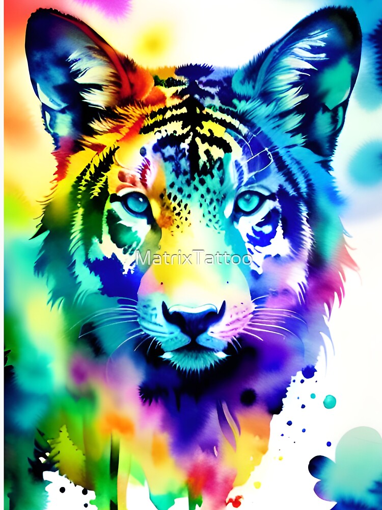Watercolor animal by MatrixTattoo T-Shirts, Hoodie, Sweatshirt | BlankRebels.com (Image 3)