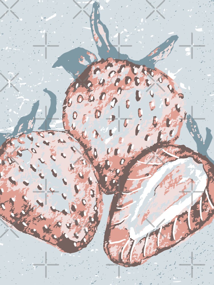 Textured Strawberry by oppositedge T-Shirts, Hoodie, Sweatshirt | BlankRebels.com (Image 2)