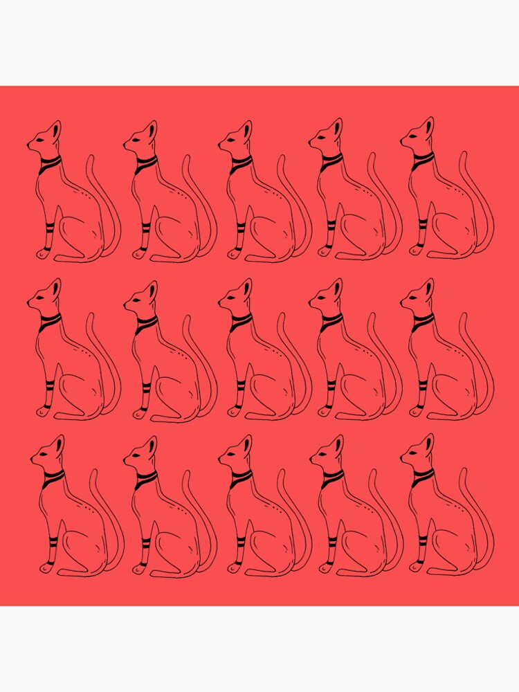 egypt cats pop art by ilustra-ink