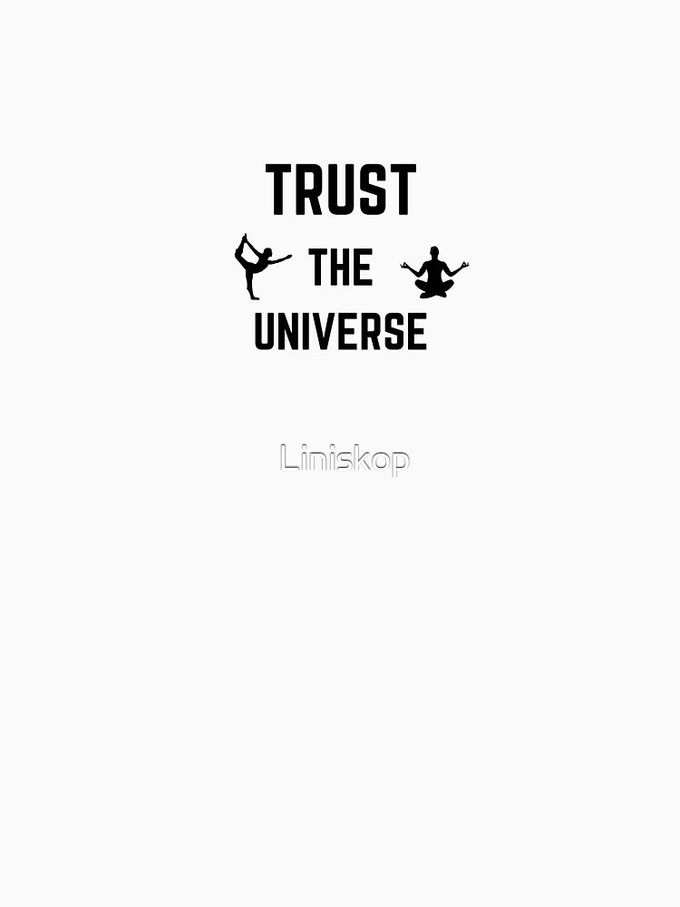 Trust the Universe - Yoga Design by Liniskop T-Shirts, Hoodie, Sweatshirt | BlankRebels.com (Image 2)