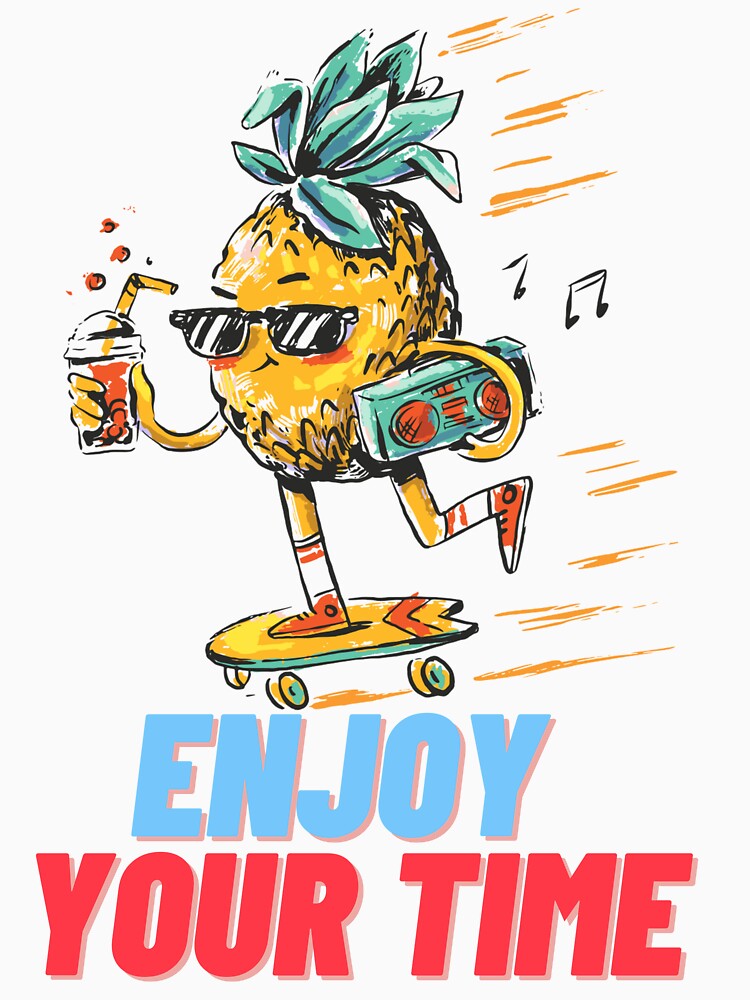 Enjoy your time by Dmk  Shop T-Shirts, Hoodie, Sweatshirt | BlankRebels.com (Image 3)