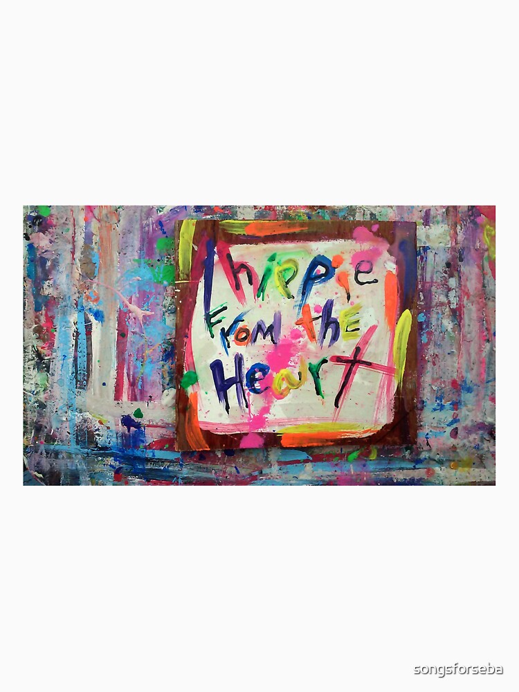 hippie from the heart by songsforseba T-Shirts, Hoodie, Sweatshirt | BlankRebels.com (Image 3)