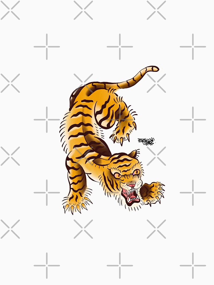 Crouching Tiger Tattoo Artwork T-Shirts, Hoodie, Sweatshirt