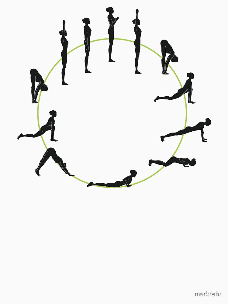 Yoga Poses Sun Salutation - Yoga Gear for Yoga Teachers and Certified Yoga Instructors for Class by merkraht... (Image 3)