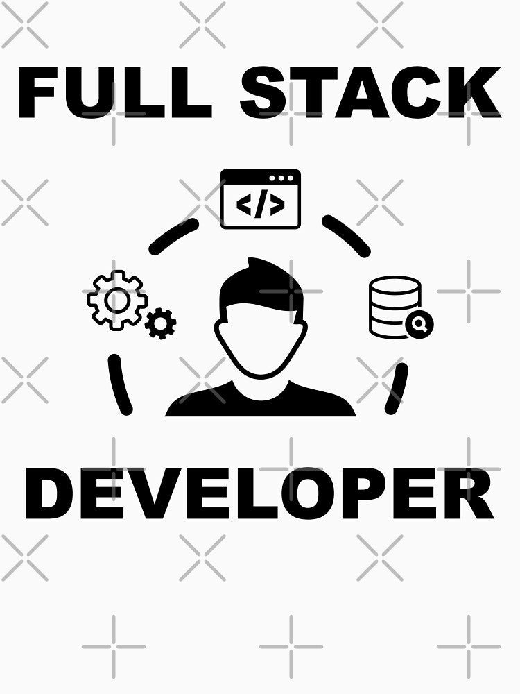 Full Stack Developer, Software Engineer, Computer Science, Web, WWW, Programming Humor, HTML, White by Max-Wear... (Image 3)