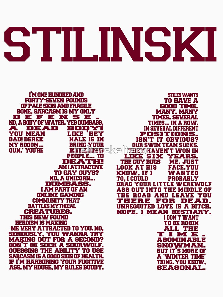 Stiles "Quote" Jersey V2.0 by helterskelterxo T-Shirts, Hoodie, Sweatshirt | BlankRebels.com (Image 3)