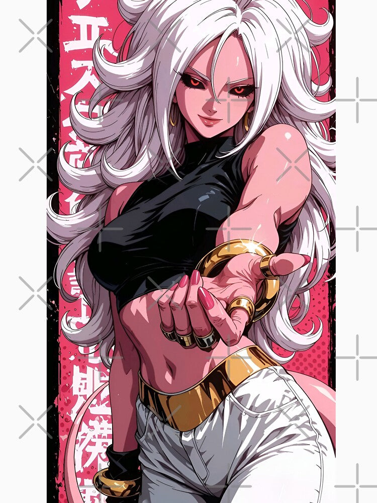 Android 21 - Fierce and Bold Digital Art by Dyan4 T-Shirts, Hoodie, Sweatshirt | BlankRebels.com (Image 3)