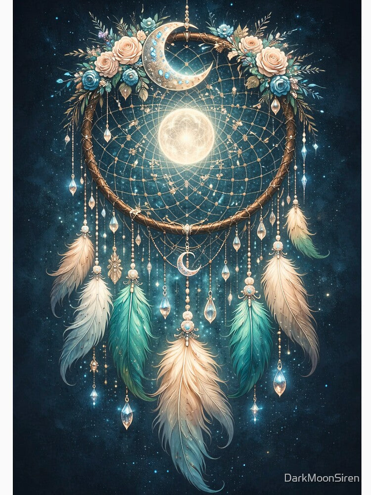 Celestial Dreamcatcher Art by DarkMoonSiren T-Shirts, Hoodie, Sweatshirt | BlankRebels.com (Image 3)