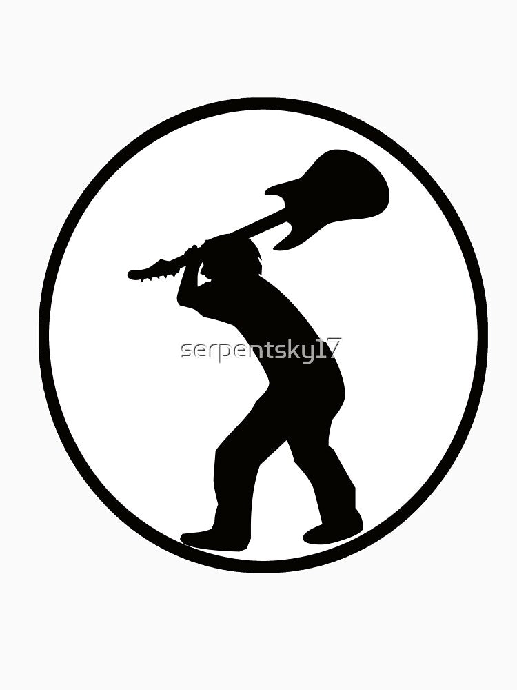 Smashing a Guitar - Punk Rock by SerpentSkyArts