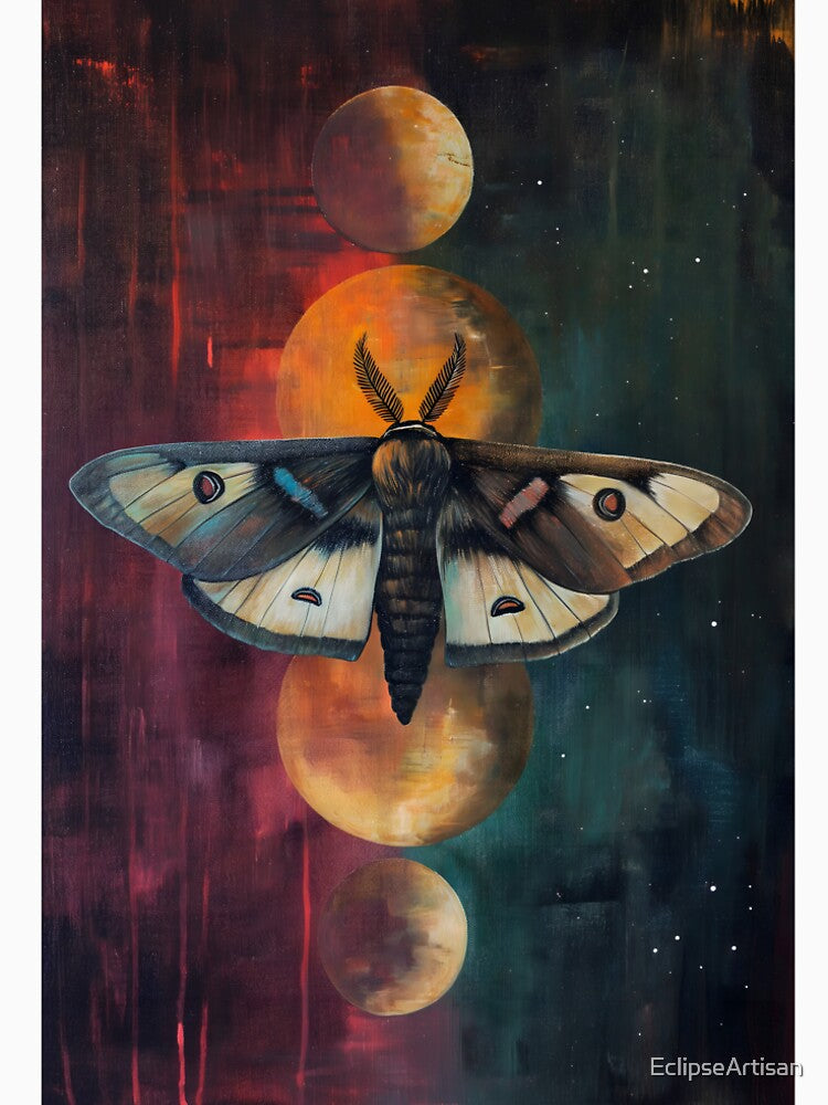 Eclipse Enchantment: Moth Amidst the Moon's Shadow by EclipseArtisan T-Shirts, Hoodie, Sweatshirt | BlankRebels.com (Image 2)
