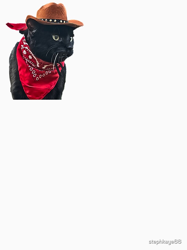 Cowboy Cat 2 by stephkaye88 T-Shirts, Hoodie, Sweatshirt | BlankRebels.com (Image 3)
