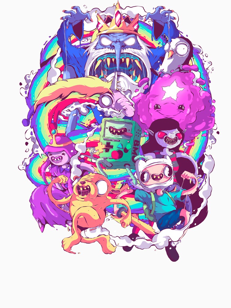 Adventure Time - Liquid Doodle by Fernando Nunes T-Shirts, Hoodie, Sweatshirt | BlankRebels.com (Image 2)