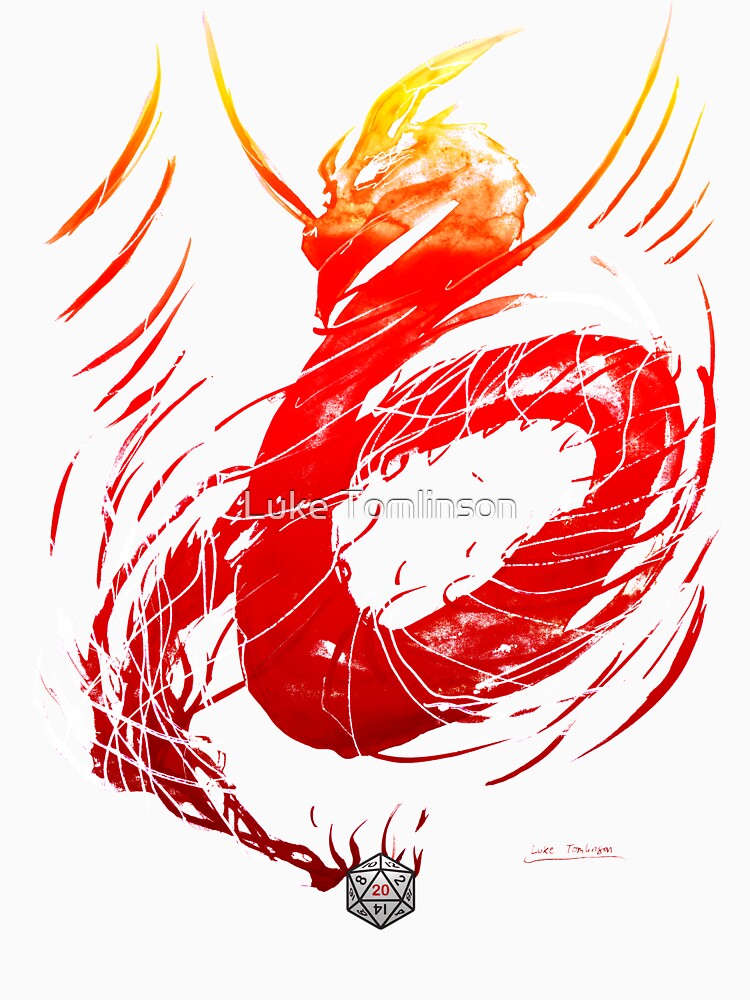 Critical Hit - Blazing Red by Luke Tomlinson Artwork T-Shirts, Hoodie, Sweatshirt | BlankRebels.com (Image 3)