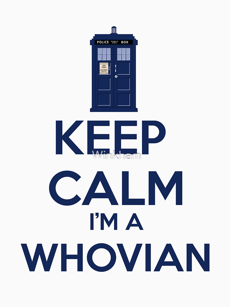 Keep Calm i'm a whovian by Winkham T-Shirts, Hoodie, Sweatshirt | BlankRebels.com (Image 3)