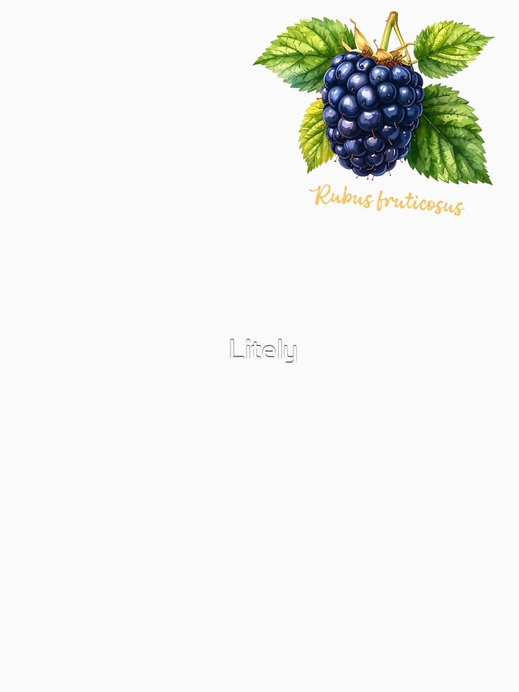 Rubus Fruticosus - Botanical Illustration by Litely T-Shirts, Hoodie, Sweatshirt | BlankRebels.com (Image 3)