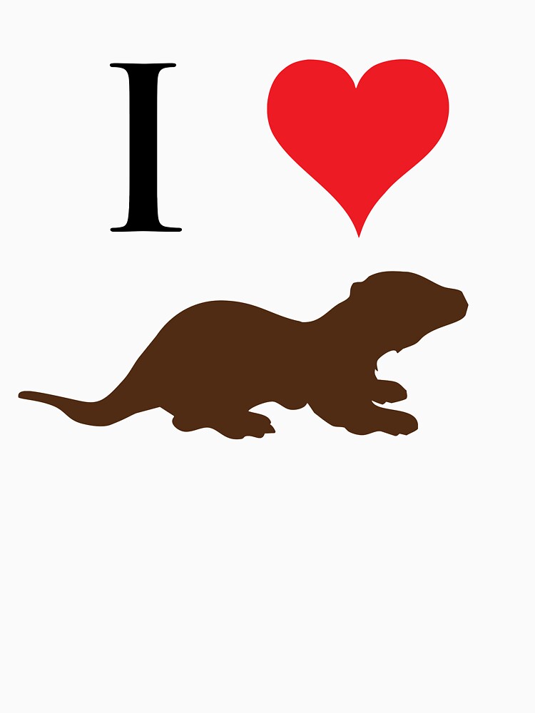 I Love Otters by jezkemp T-Shirts, Hoodie, Sweatshirt | BlankRebels.com (Image 2)