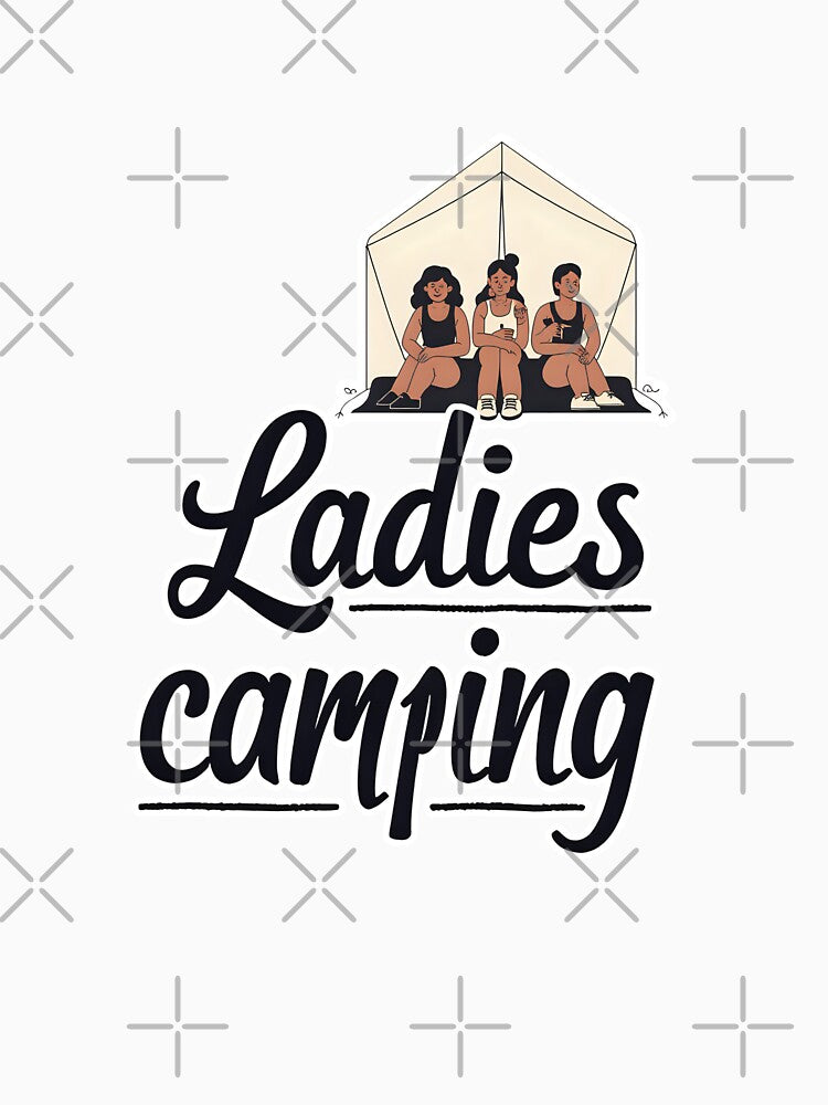 Ladies Camping Adventure – Outdoor Women’s Trip Design by Kavya Art T-Shirts, Hoodie, Sweatshirt | BlankRebels.com (Image 3)