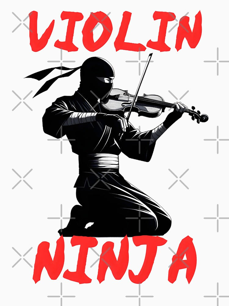 Violin Ninja by VividDripCo T-Shirts, Hoodie, Sweatshirt | BlankRebels.com (Image 3)