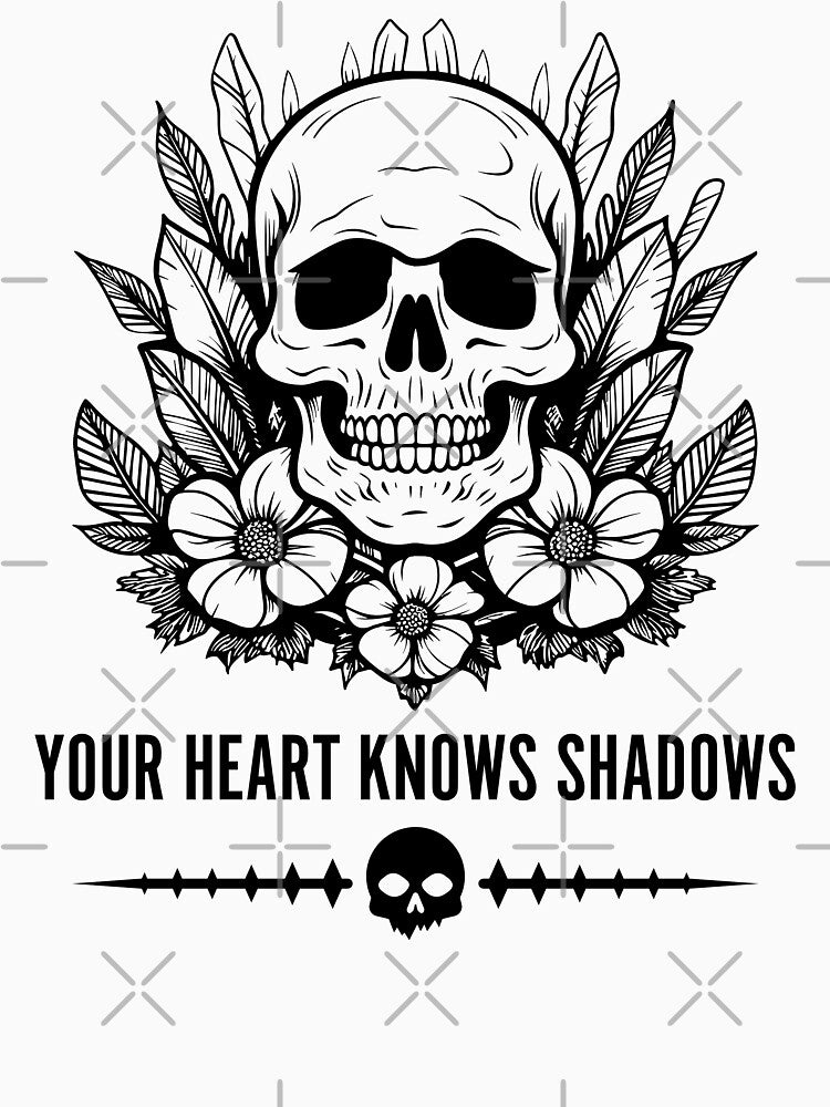Your Heart Knows Shadows: A Gothic Love Echo by Gothic-Quotes T-Shirts, Hoodie, Sweatshirt | BlankRebels.com (Image 3)