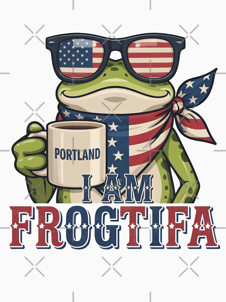 I Am Frogtifa Meme Frog Ribbit Revolution Portland by ArtPrestigeShop T-Shirts, Hoodie, Sweatshirt (Image 3)
