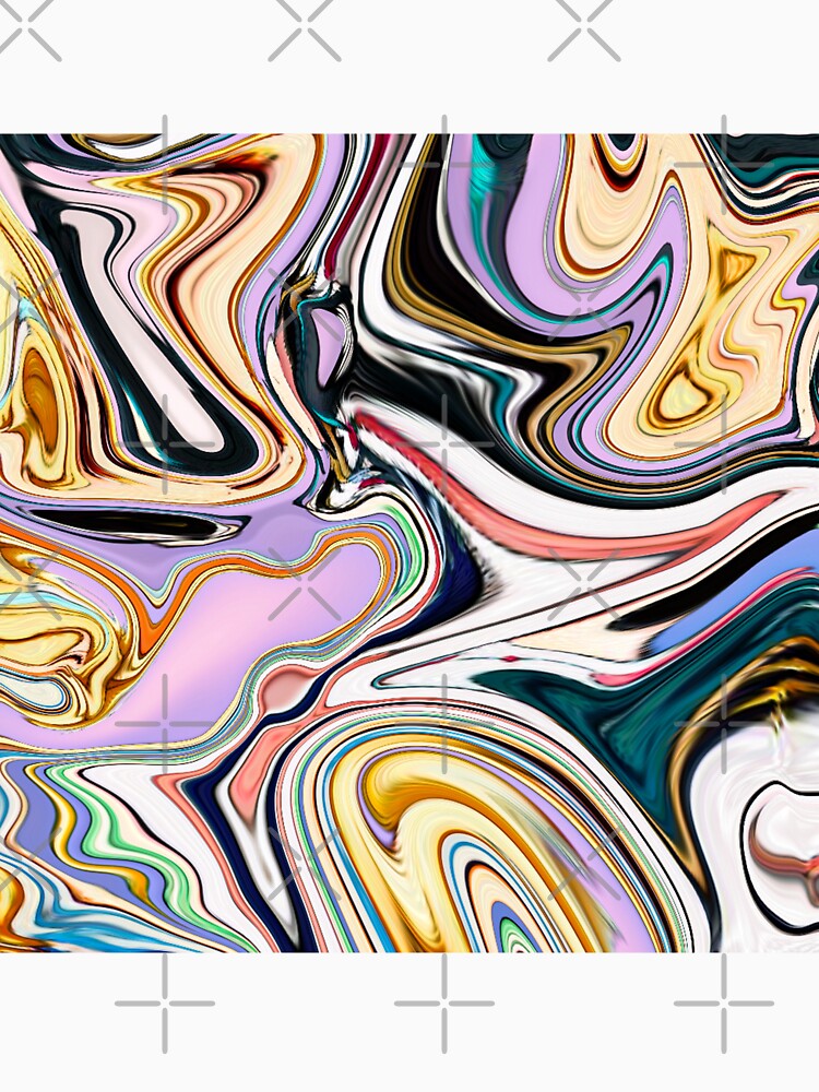 Marble Abstract Art colourful by Tshirtstory T-Shirts, Hoodie, Sweatshirt | BlankRebels.com (Image 3)