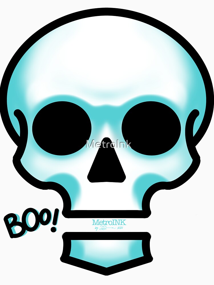 Skull Face by MetroInk T-Shirts, Hoodie, Sweatshirt | BlankRebels.com (Image 3)