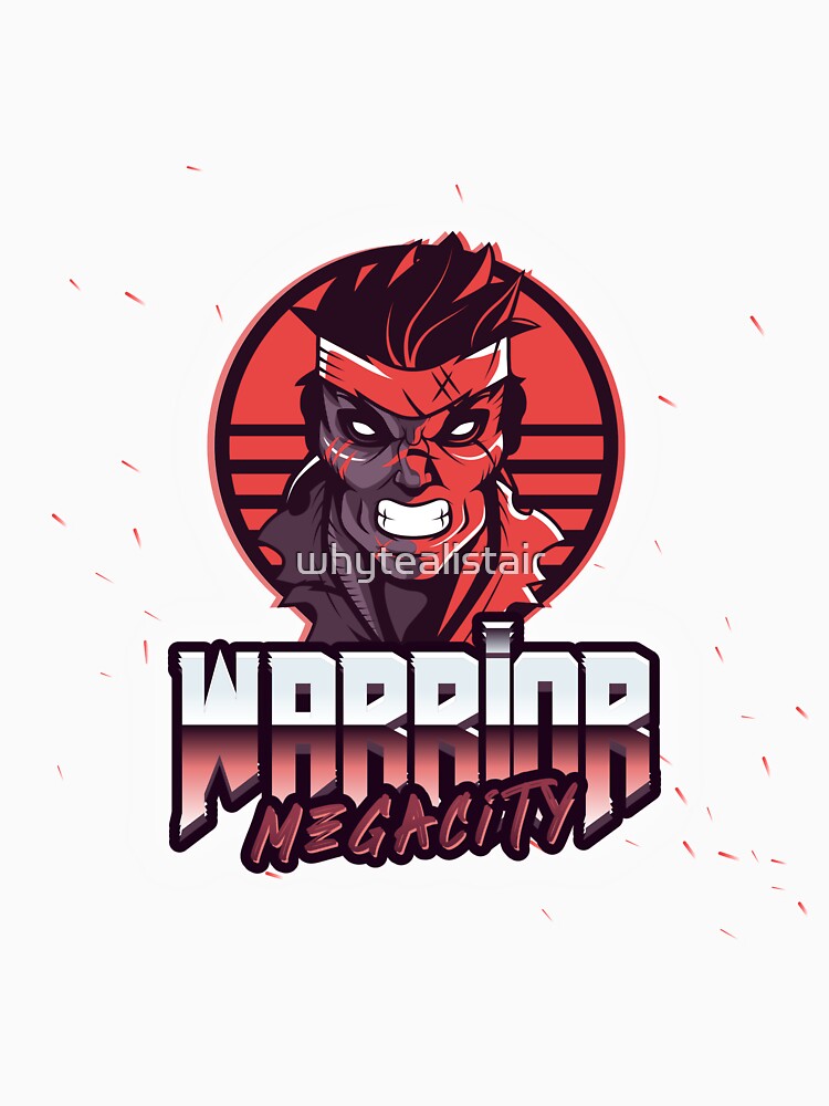 Warrior Megacity - Retro Gaming Design by whytealistair T-Shirts, Hoodie, Sweatshirt | BlankRebels.com (Image 3)