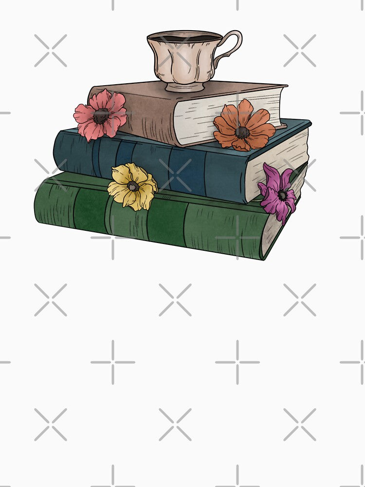tea and books by atlasbackache T-Shirts, Hoodie, Sweatshirt | BlankRebels.com (Image 3)