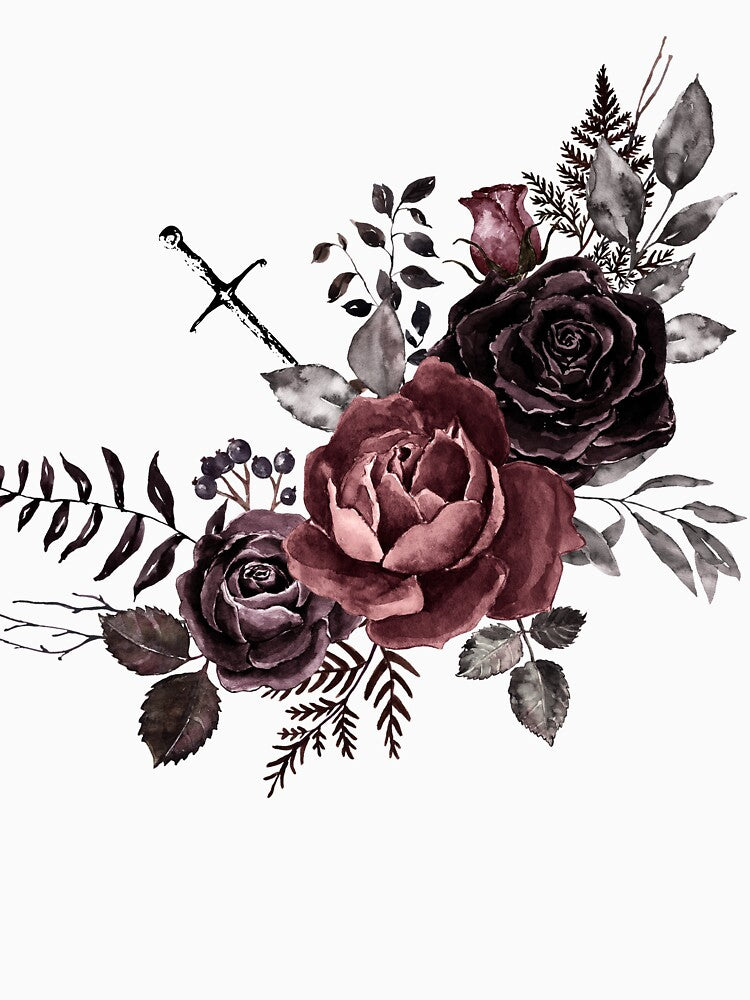 GOTHIC ROSES by Fk1STL3® T-Shirts, Hoodie, Sweatshirt | BlankRebels.com (Image 3)