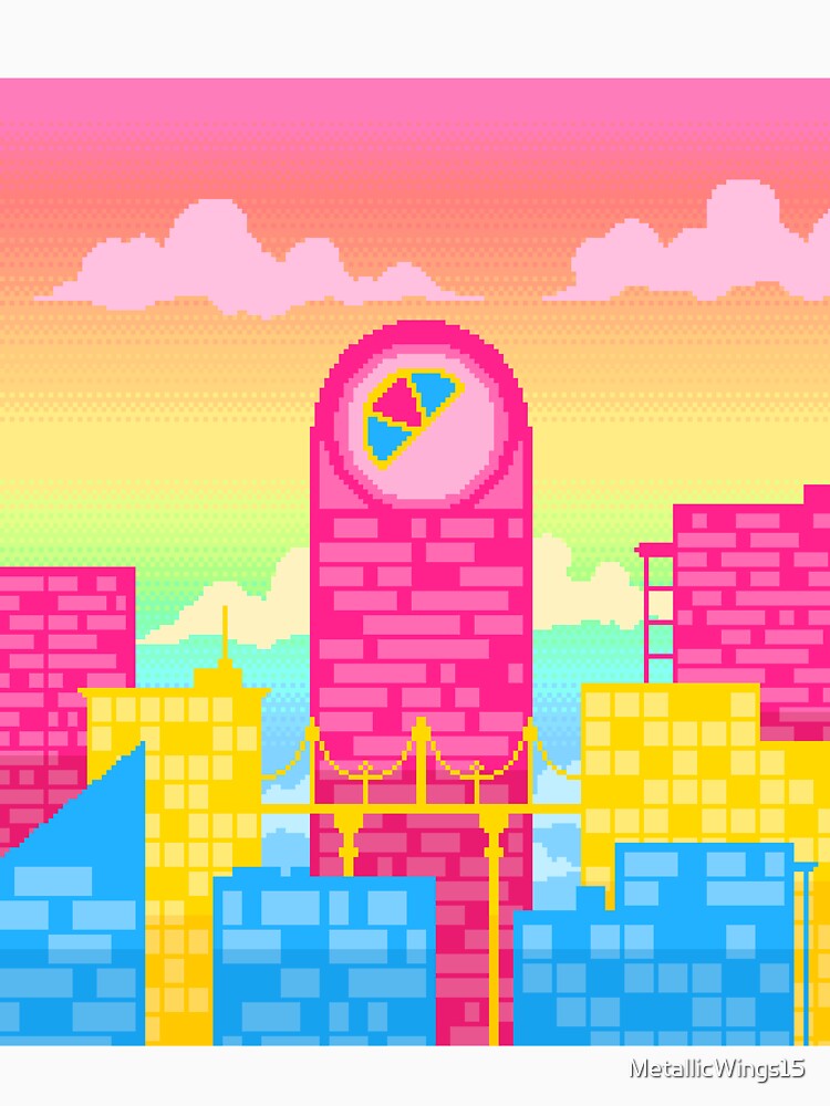 Pixel Pan Pride City T-Shirts, Hoodie, Sweatshirt