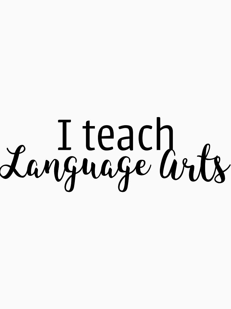 I Teach Language Arts by megnance27 T-Shirts, Hoodie, Sweatshirt | BlankRebels.com (Image 3)