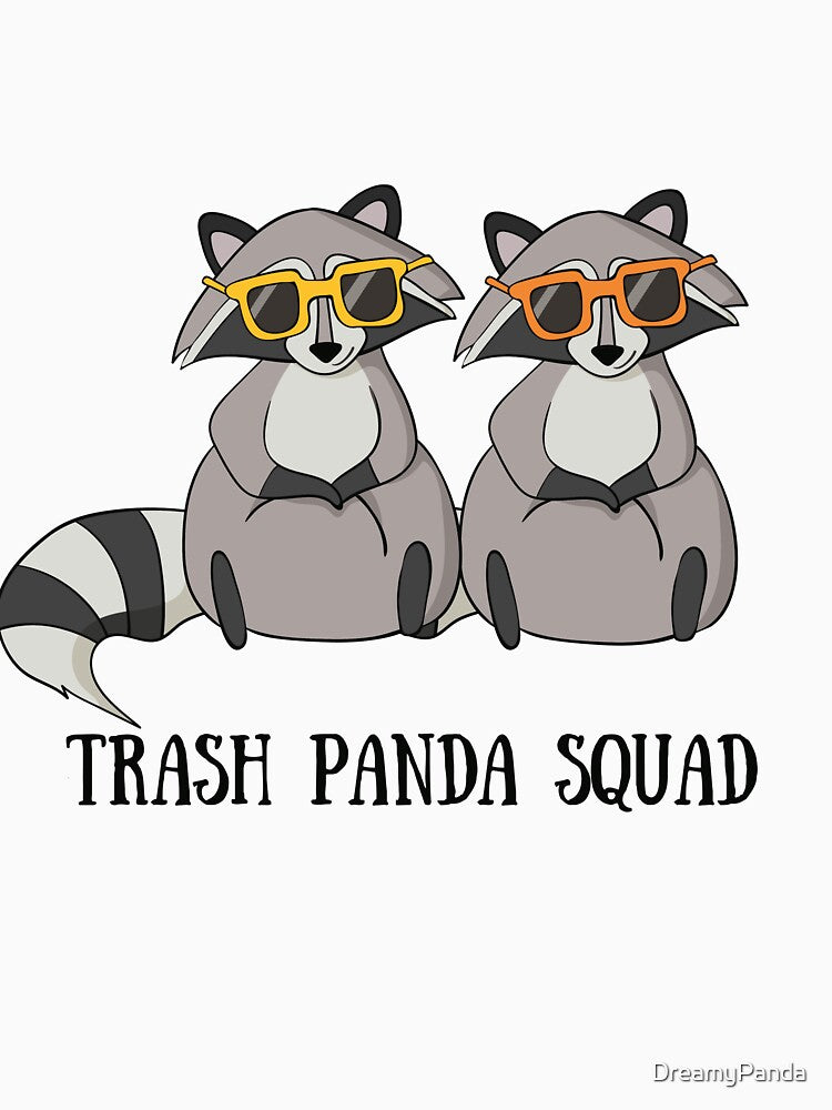 Trash Panda Squad- Funny Raccoon  Gift by DreamyPanda T-Shirts, Hoodie, Sweatshirt | BlankRebels.com (Image 3)