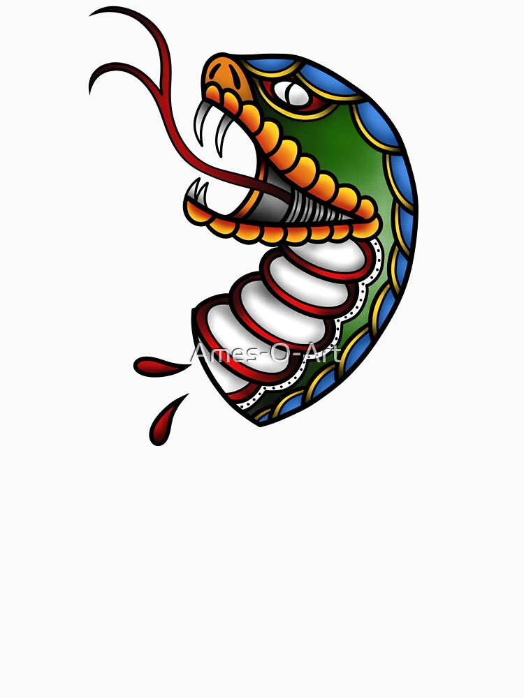 Decapitated Snake Head by Ames-O-Art T-Shirts, Hoodie, Sweatshirt | BlankRebels.com (Image 3)