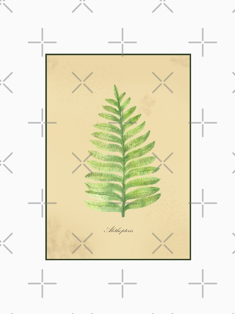 Alethopteris, fossil fern by SharonRoseR T-Shirts, Hoodie, Sweatshirt | BlankRebels.com (Image 3)