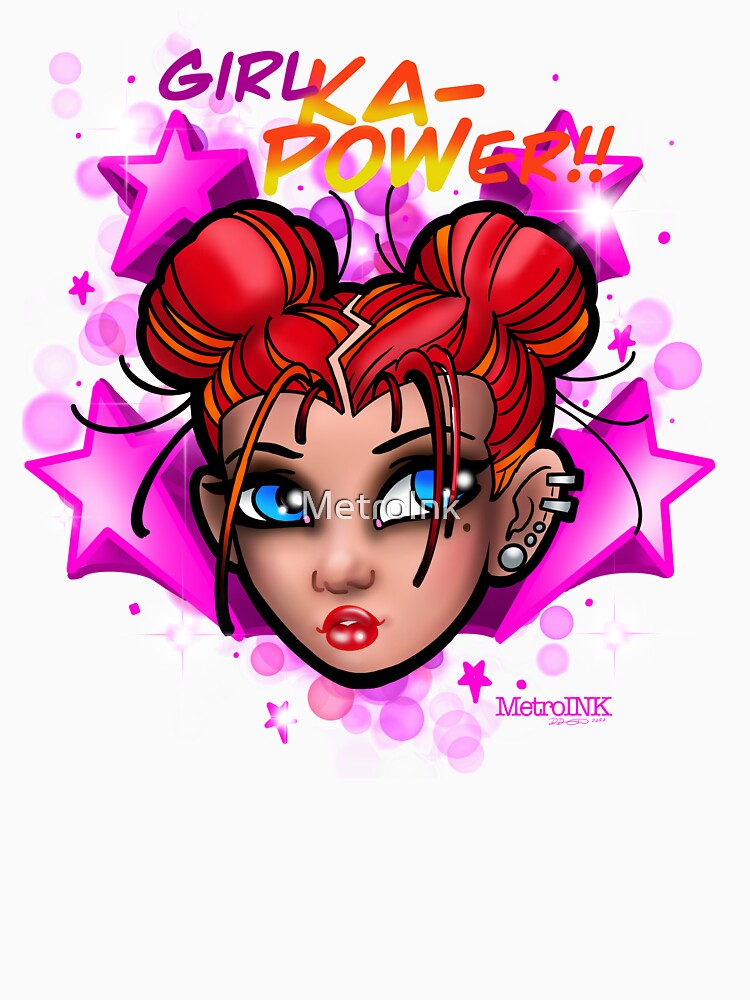 Girl KA-POWer!! by MetroInk T-Shirts, Hoodie, Sweatshirt | BlankRebels.com (Image 3)