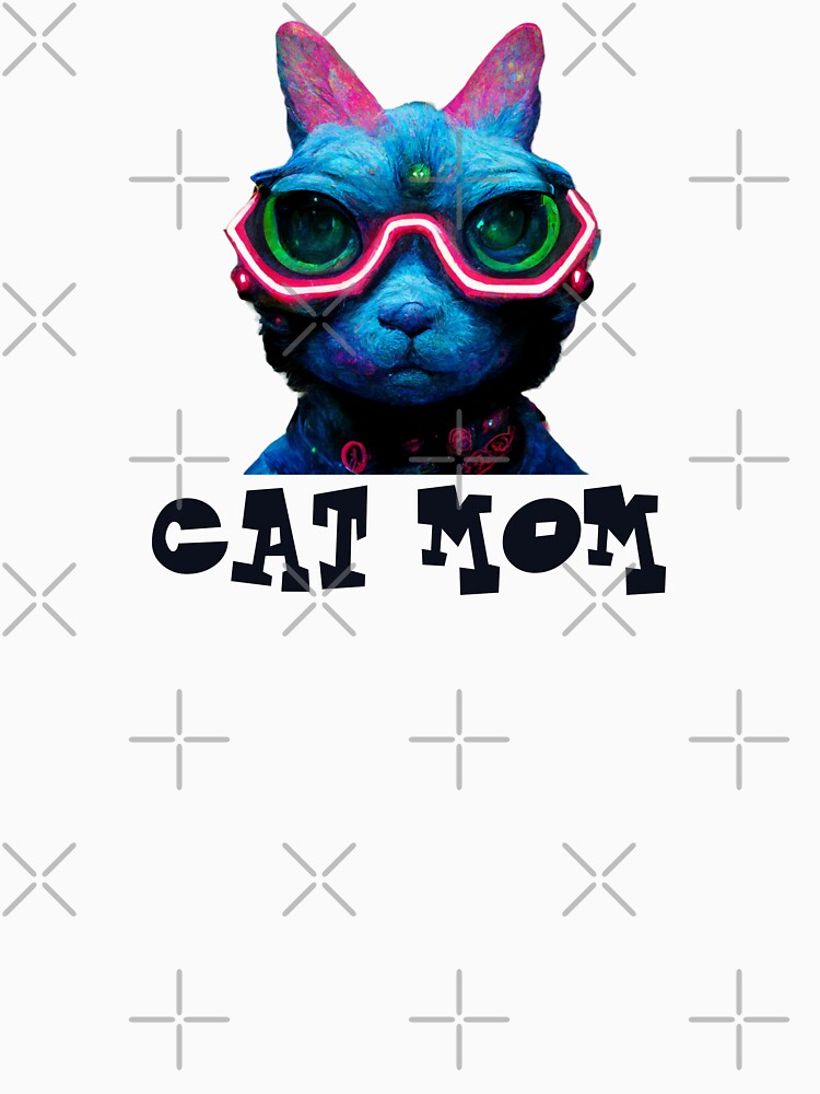 funky neon cat dad aesthetic by cocomelon168 T-Shirts, Hoodie, Sweatshirt | BlankRebels.com (Image 3)