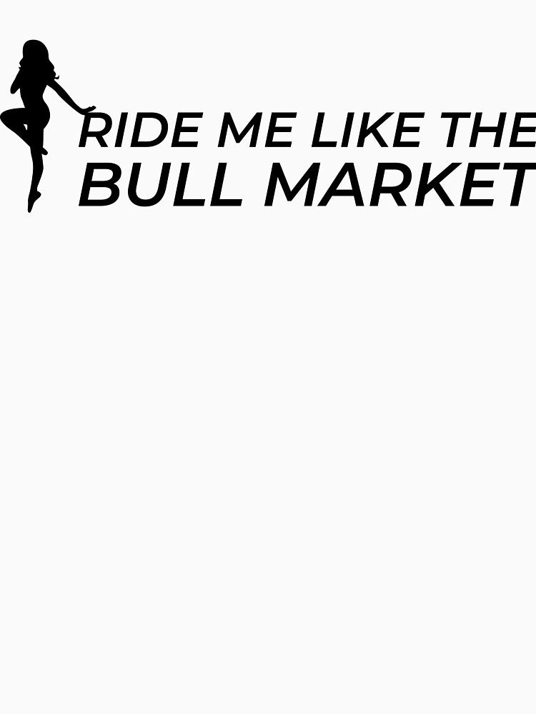 Ride Me Like the Bull Market – Retro Pin-Up Finance Humor by Mellerups T-Shirts, Hoodie, Sweatshirt (Image 3)