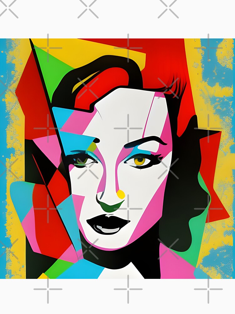 Pop art woman by simaso