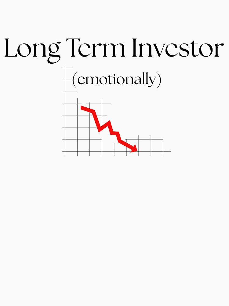 Long Term Investor (Emotionally) – Stock Market & Crypto Investor Design by EmkorDesigner T-Shirts, Hoodie,... (Image 3)