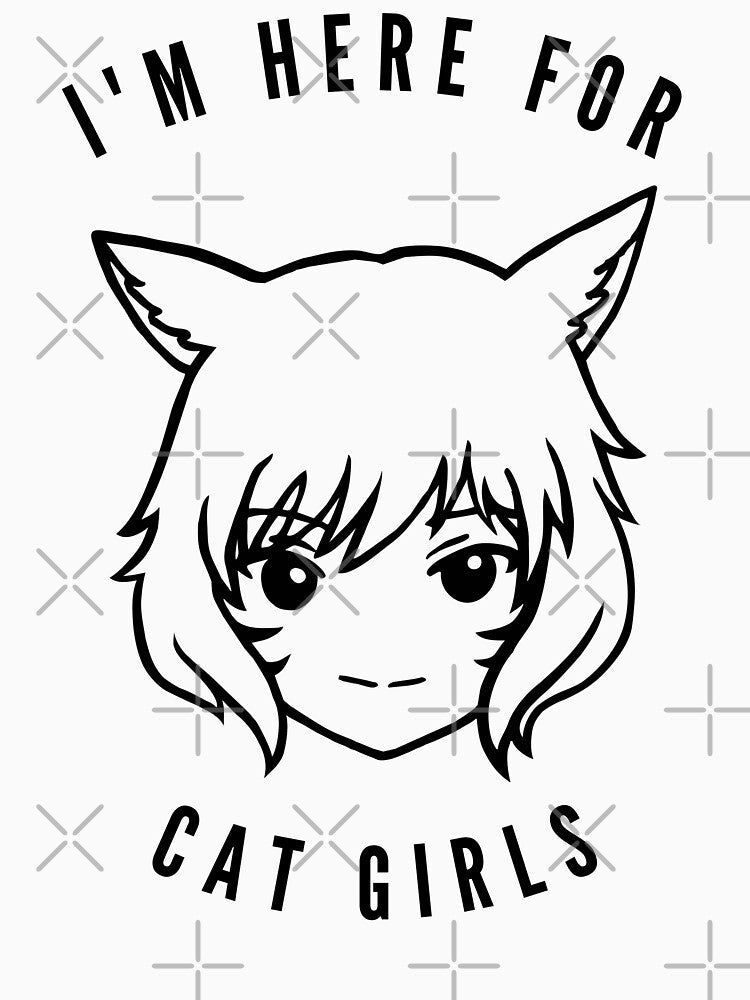 FFXIV Cat Girls, Y'shtola, I Love Cat Girls by RiceyBun T-Shirts, Hoodie, Sweatshirt | BlankRebels.com (Image 3)