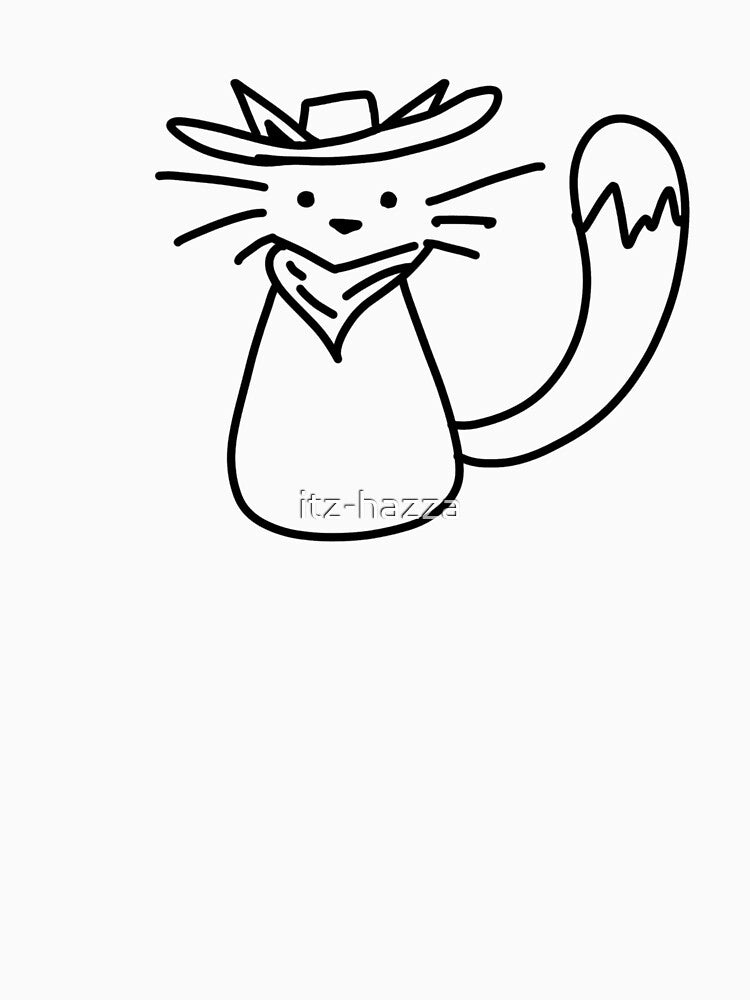Cowboy Cat by itz-hazza T-Shirts, Hoodie, Sweatshirt | BlankRebels.com (Image 3)