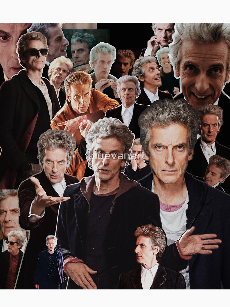 Peter Capaldi - 12th Doctor by bluevanart T-Shirts, Hoodie, Sweatshirt | BlankRebels.com (Image 3)